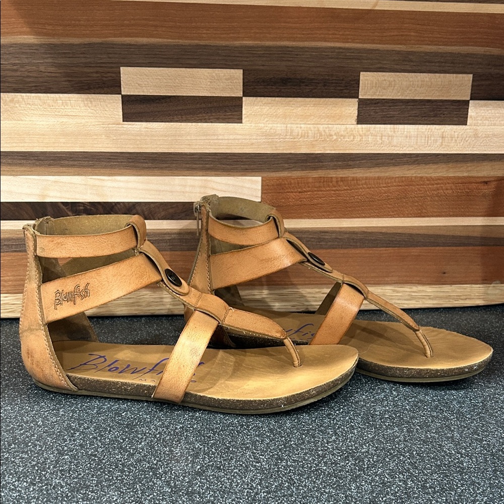 Blowfish Brown Gladiator Sandals for Men